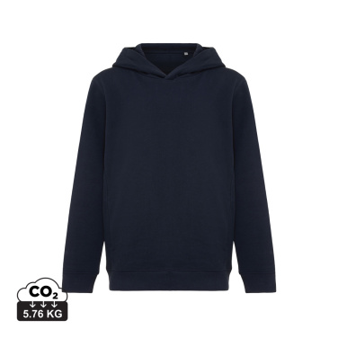 Logo trade promotional giveaways image of: Iqoniq Yengo kids recycled cotton hoodie with sidepockets