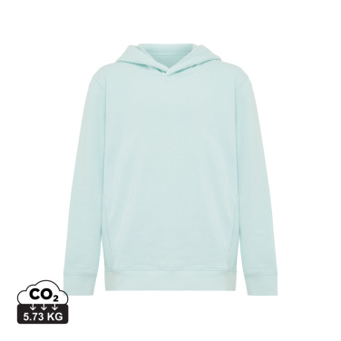 Logo trade promotional giveaways picture of: Iqoniq Yengo kids recycled cotton hoodie with sidepockets