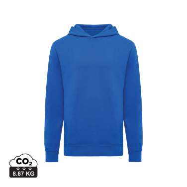 Logo trade business gifts image of: Iqoniq Yengo recycled cotton hoodie with sidepockets