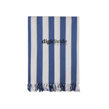 Logo trade promotional gifts image of: VINGA Ornos GRS recycled cotton hammam towel