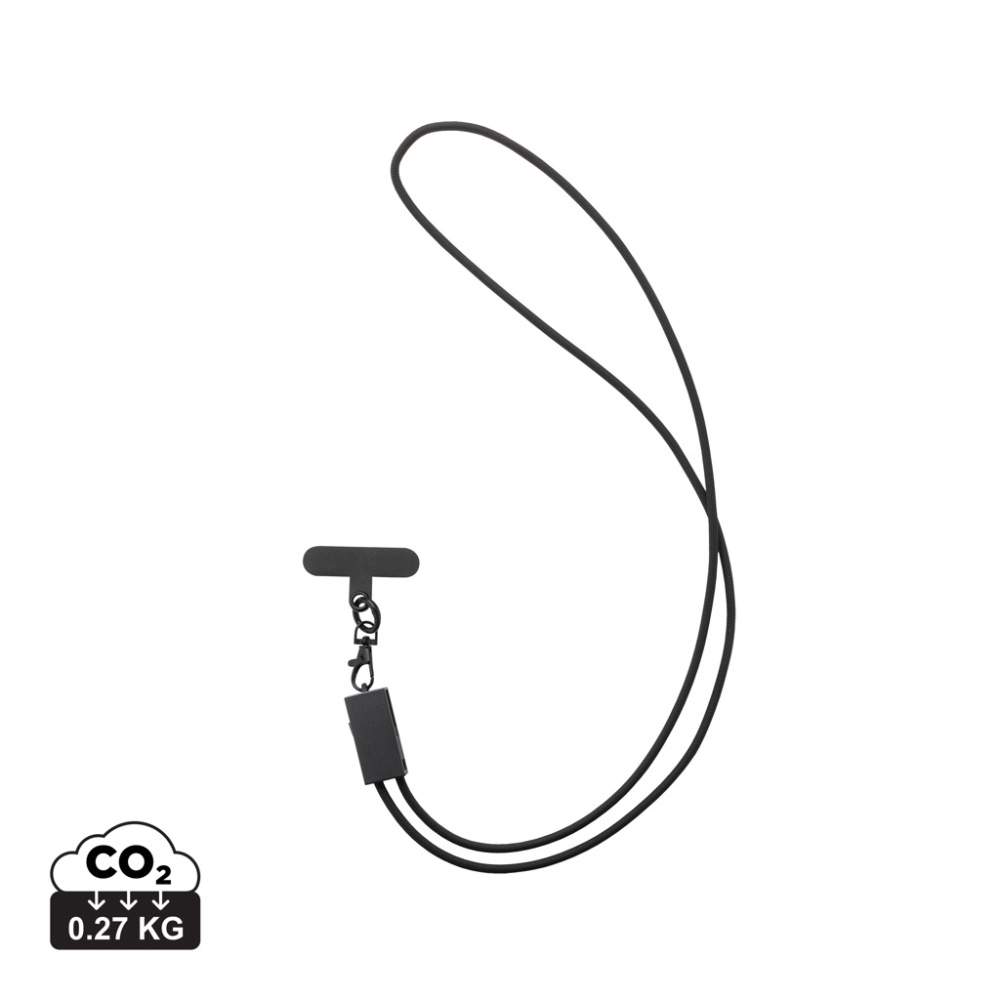 Logotrade business gift image of: Terra RCS recycled PET phone cord with dual charge cable
