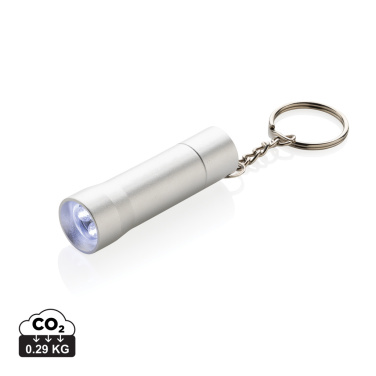 Logotrade promotional item picture of: Flash RCS recycled aluminium keychain torch