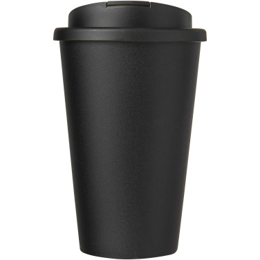 Logo trade promotional merchandise photo of: Americano® Eco 350 ml recycled tumbler with spill-proof lid