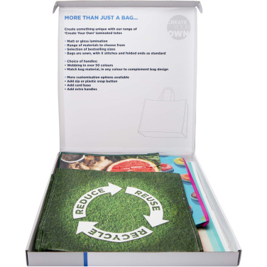 Logo trade promotional items image of: Laminated totes sample box