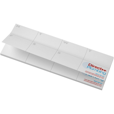Logo trade business gifts image of: Sticky-Mate® recycled sticky notes with printed planner