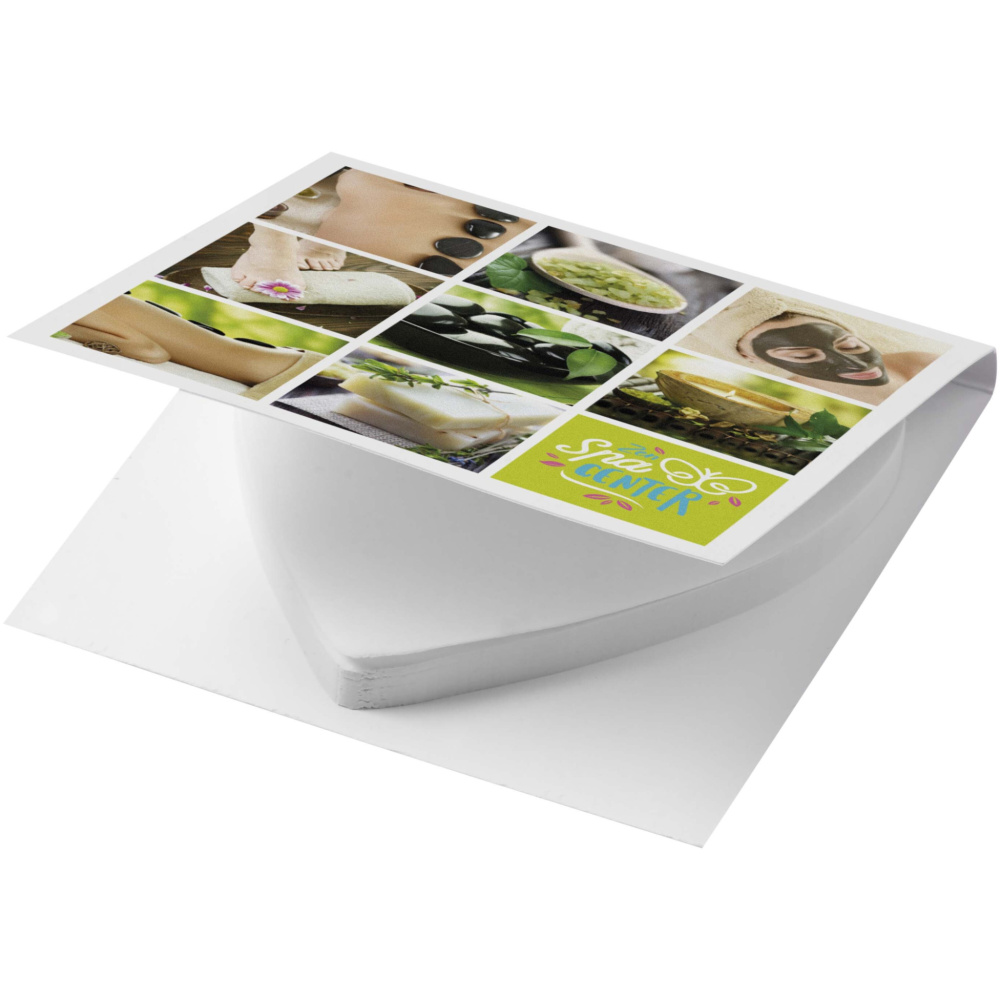 Logo trade promotional items picture of: Sticky-Mate® soft cover heart-shaped sticky notes
