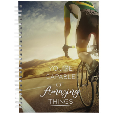 Logotrade promotional giveaway picture of: Desk-Mate® A5 hard cover undated diary