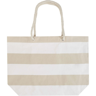 Logotrade corporate gift picture of: Florida 270 g/m² GRS recycled beach tote bag 18L