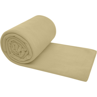 Logo trade promotional product photo of: Huggy fleece plaid blanket with carry pouch 220x250 cm