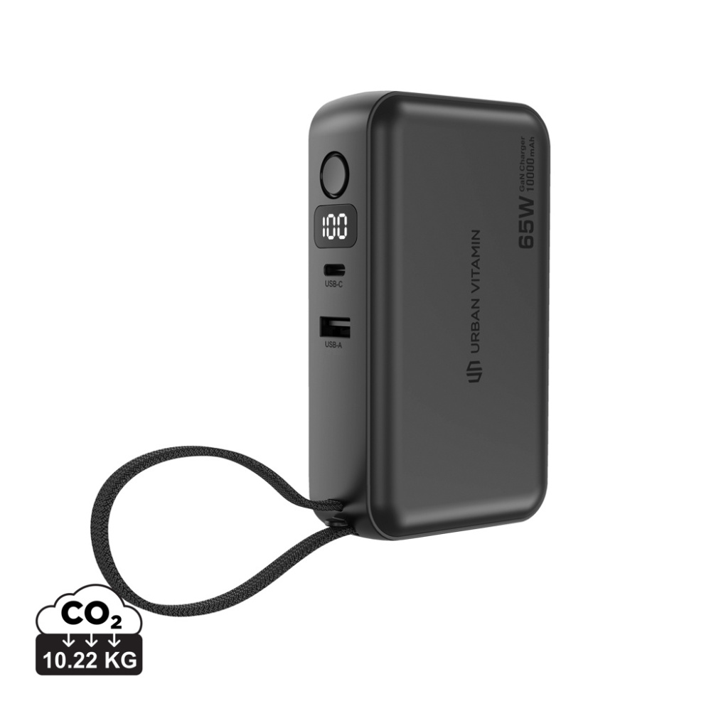 Logotrade corporate gifts photo of: Urban Vitamin Eureka hybrid GANcharger 10000mah powerbank65W