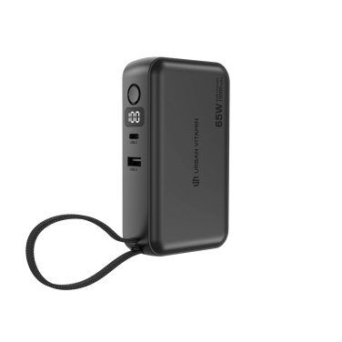 Logo trade promotional gifts image of: Urban Vitamin Eureka hybrid GANcharger 10000mah powerbank65W