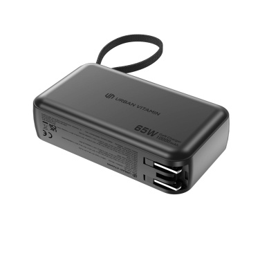 Logotrade promotional item picture of: Urban Vitamin Eureka hybrid GANcharger 10000mah powerbank65W