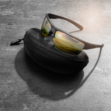Logotrade promotional product image of: Polarized sunglasses MANASLU Schwarzwolf