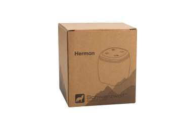 Logotrade promotional products photo of: Bluetooth speaker HERMON Schwarzwolf