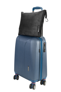 Logotrade business gift image of: Blanket and pillow 2 in 1 AMIATA Schwarzwolf