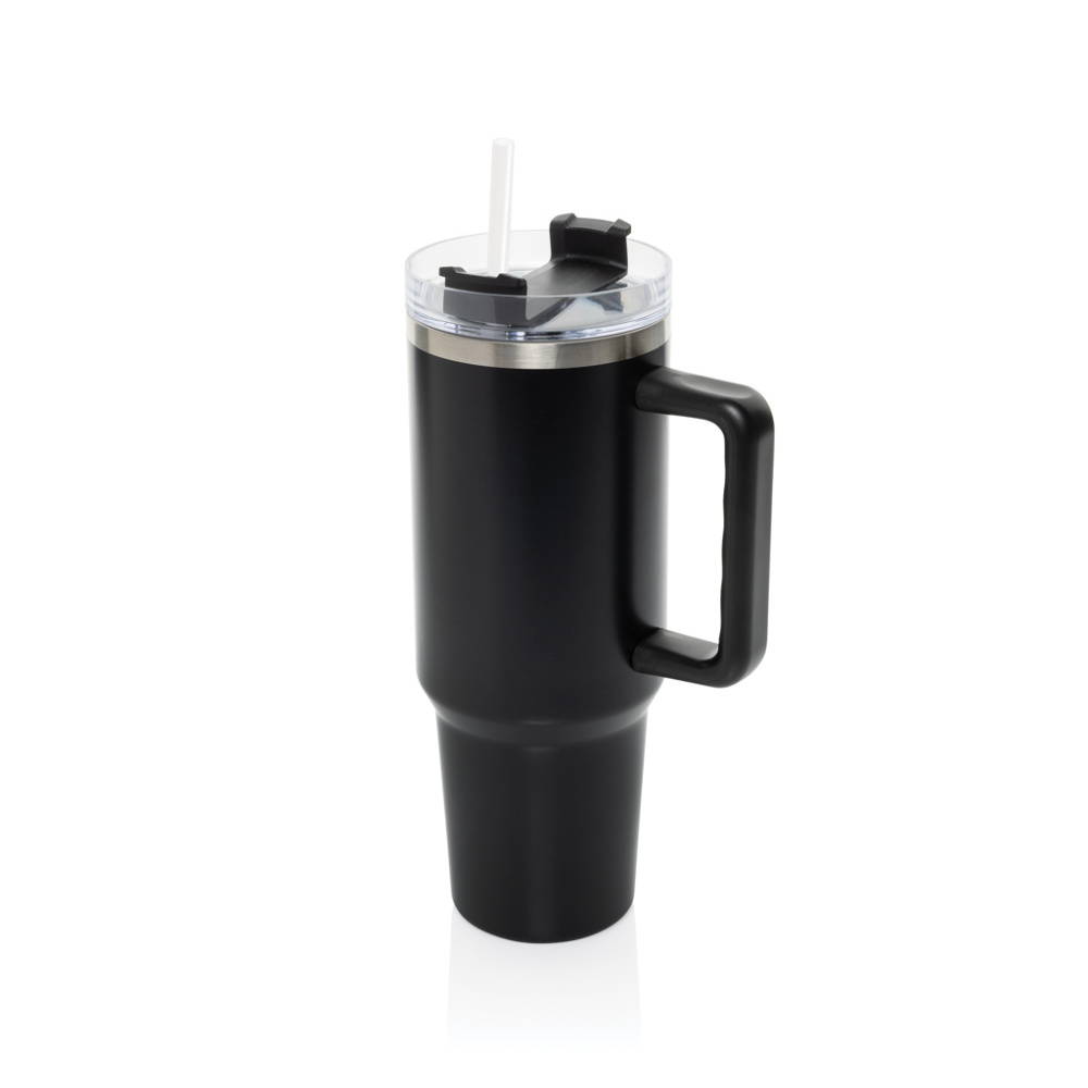 Logo trade promotional products picture of: Stadley RCS recycled steel tumbler 1200ML