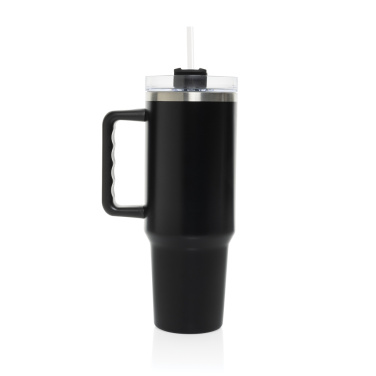 Logotrade promotional merchandise picture of: Stadley RCS recycled steel tumbler 1200ML