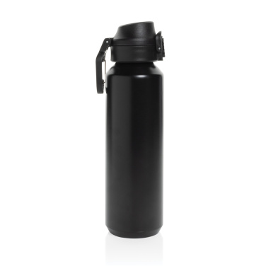 Logotrade promotional merchandise photo of: Via RCS Re-steel lockable sport bottle 600ML