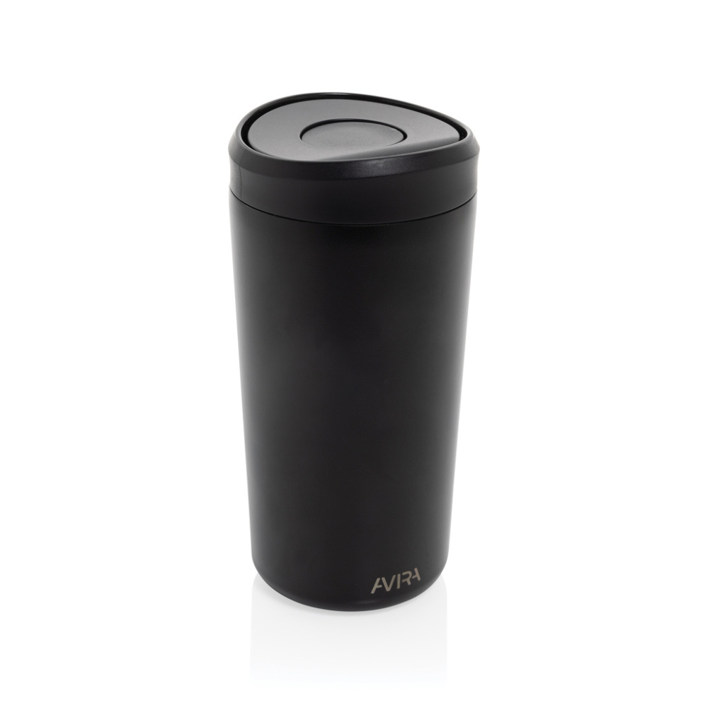 Logo trade promotional products picture of: Avira Alix RCS re-steel click tumbler 400ML