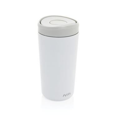 Logo trade corporate gift photo of: Avira Alix RCS re-steel click tumbler 400ML