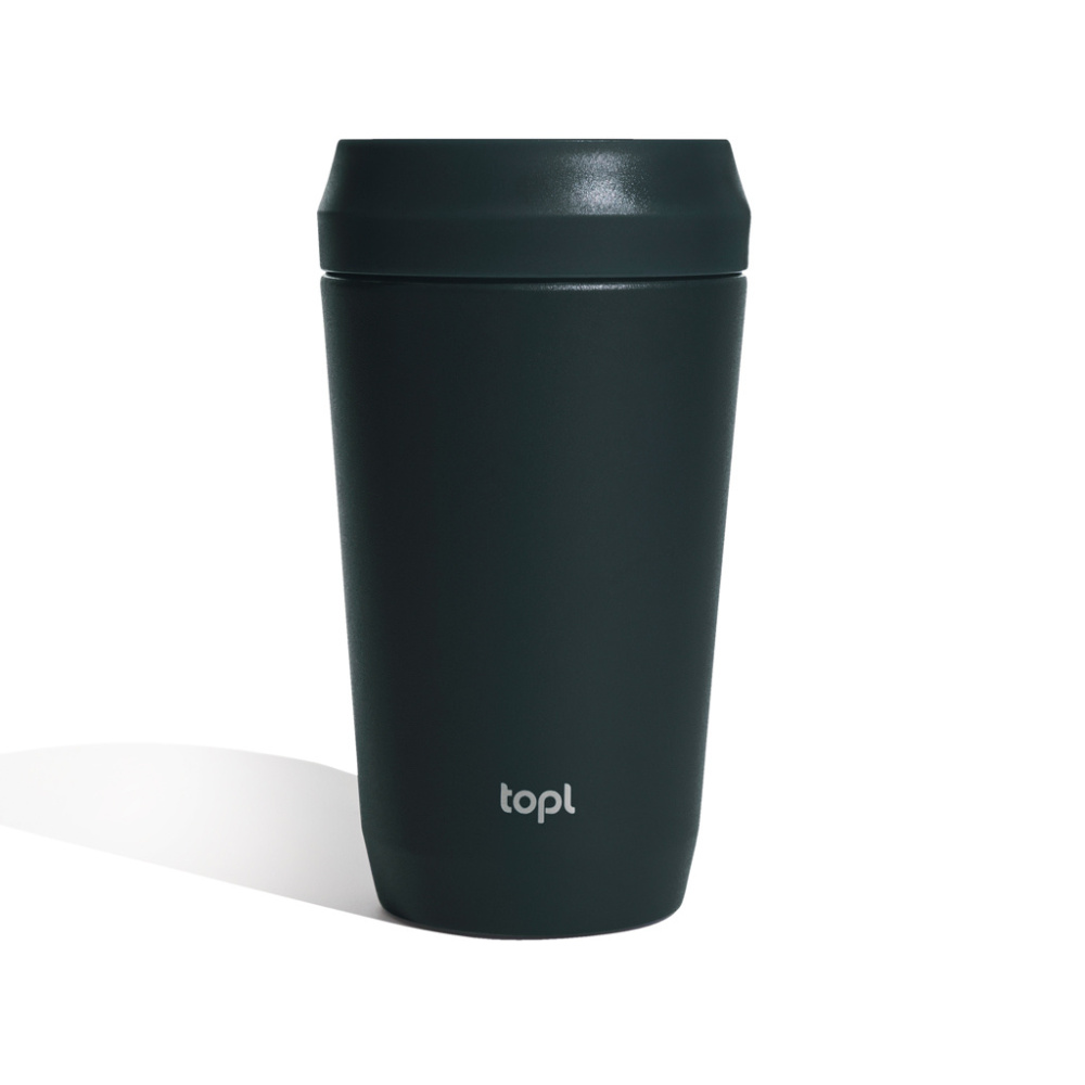 Logotrade corporate gifts photo of: Topl Recycled Steel To Go Tumbler Patented 360 Lid 354ml