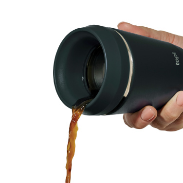 Logotrade promotional product picture of: Topl Recycled Steel To Go Tumbler Patented 360 Lid 235ml