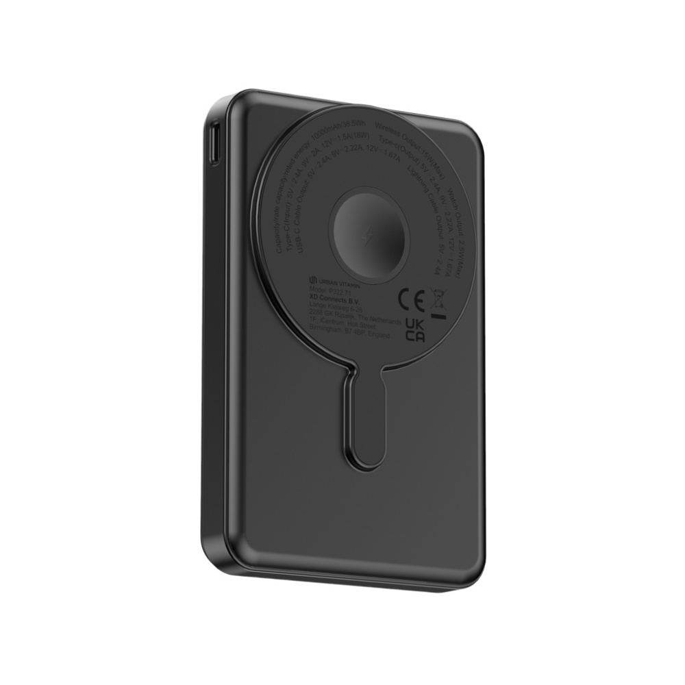 Logo trade corporate gifts picture of: Urban Vitamin Delano 5in1 10,000mah 20WPD magnetic powerbank