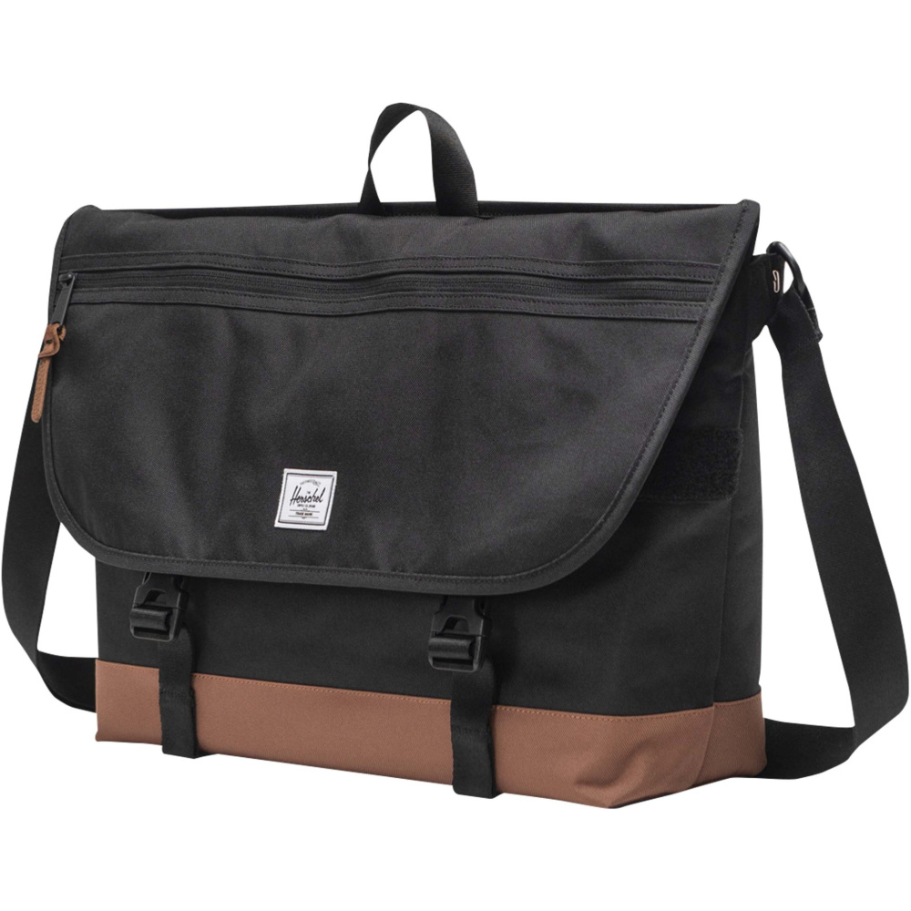 Logo trade promotional gift photo of: Herschel Cove recycled messenger bag 22.5L