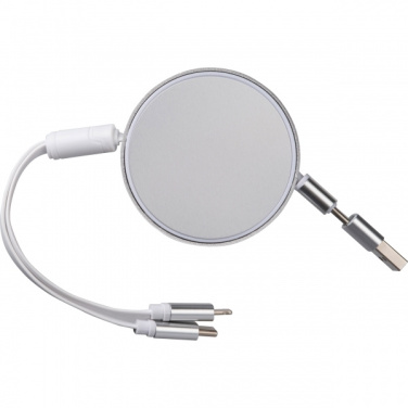 Logotrade promotional items photo of: Charging cable made from recycled aluminum Ostend