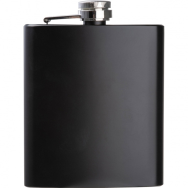 Logo trade promotional giveaway photo of: Stainless steel hip flask Sheffield