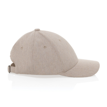 Logotrade promotional giveaways photo of: Milo AWARE™ recycled heather 6 panel cap 200gr