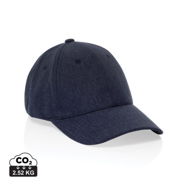 Logo trade promotional merchandise image of: Milo AWARE™ recycled heather 6 panel cap 200gr