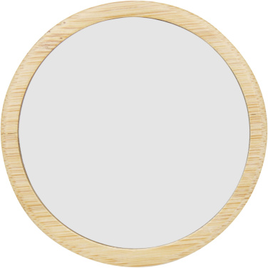 Logo trade promotional item photo of: Lustre bamboo mirror