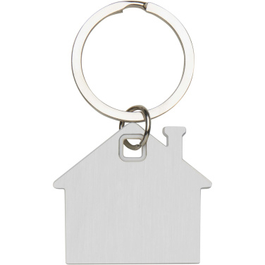 Logotrade business gifts photo of: Nook house-shaped keychain