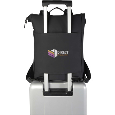 Logotrade promotional giveaway picture of: Turner 15.6" GRS recycled roll-top laptop backpack 12L
