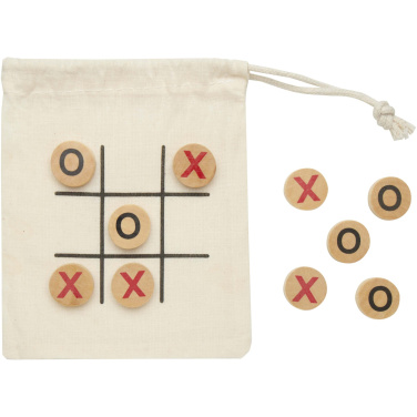 Logotrade business gifts photo of: Whorl wooden tic, tac, toe game