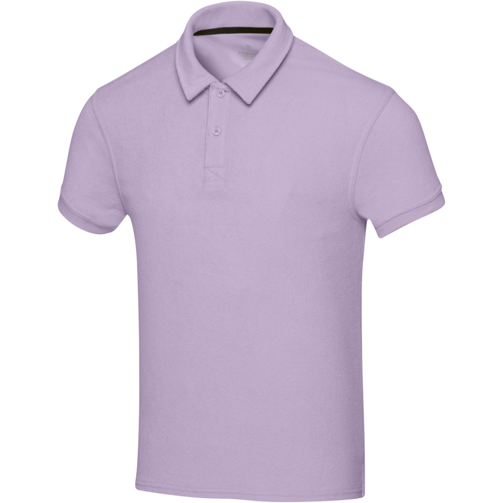 Logo trade promotional product photo of: Akoya recycled terry unisex polo