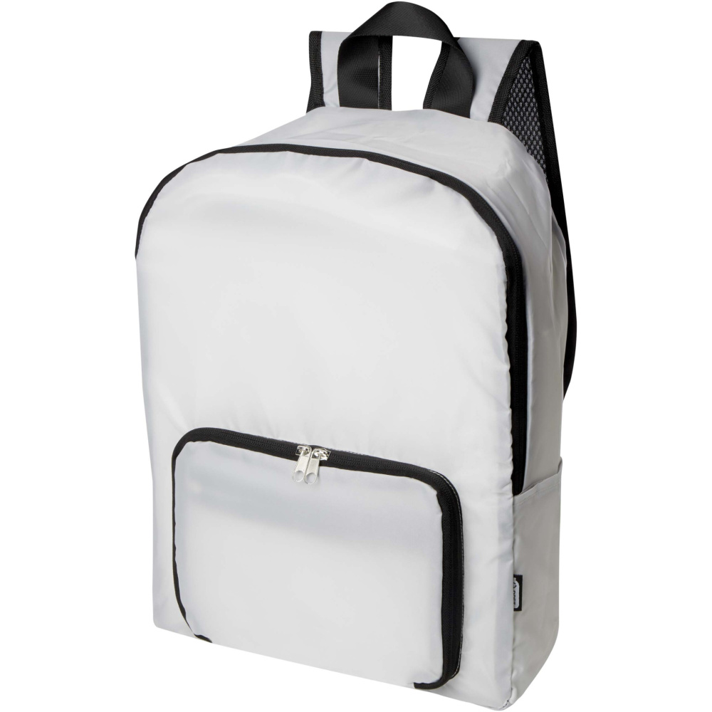 Logotrade promotional item image of: EcoFold RPET foldable backpack 15L
