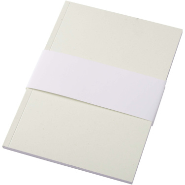 Logo trade promotional merchandise image of: Novella Austen A5 recycled soft cover notebook - 50 sheets