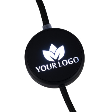 Logotrade promotional giveaway image of: Cable 4in1 with illuminated logo - LH-ZM02
