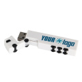 Plastic USB stick, multi-colour