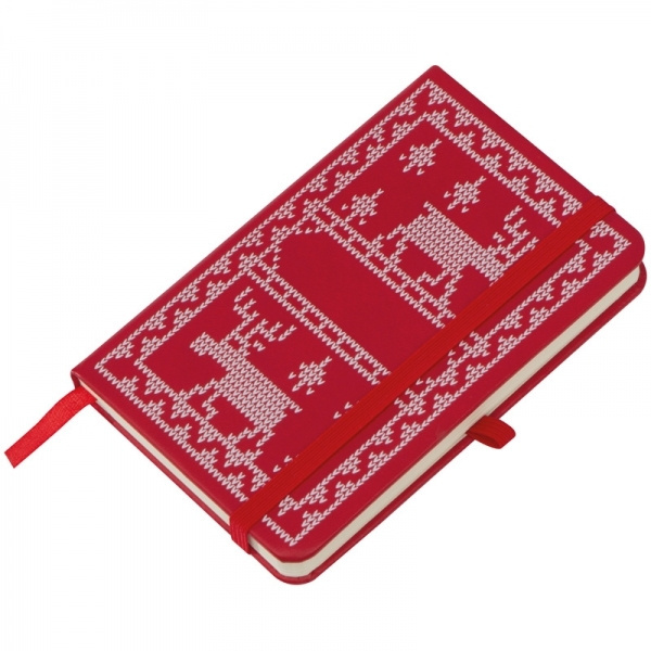Logo trade promotional products image of: A6 Notebook with Christmas design