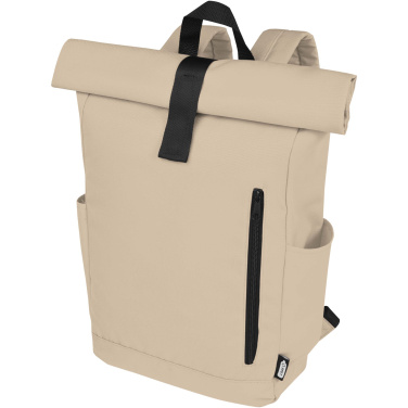 Logotrade promotional item image of: Byron 15.6" GRS RPET roll-top backpack 18L