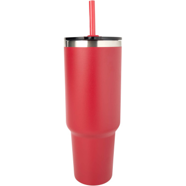 Logotrade corporate gift image of: Sydney 1200 ml copper vacuum insulated tumbler with straw