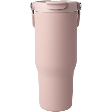 Logotrade promotional giveaway image of: Bronx 900 ml RCS recycled stainless steel copper vacuum insulated tumbler with dual function lid