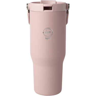Logo trade corporate gifts image of: Bronx 900 ml RCS recycled stainless steel copper vacuum insulated tumbler with dual function lid