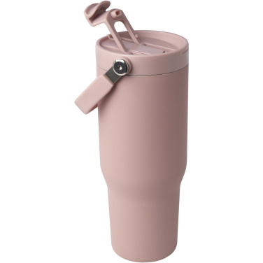 Logotrade corporate gifts photo of: Bronx 900 ml RCS recycled stainless steel copper vacuum insulated tumbler with dual function lid