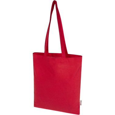 Logotrade promotional merchandise image of: Madras Blend 140 g/m² GRS recycled cotton tote bag 7L