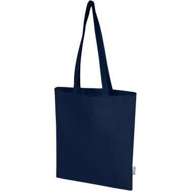 Logotrade corporate gifts photo of: Madras Blend 140 g/m² GRS recycled cotton tote bag 7L