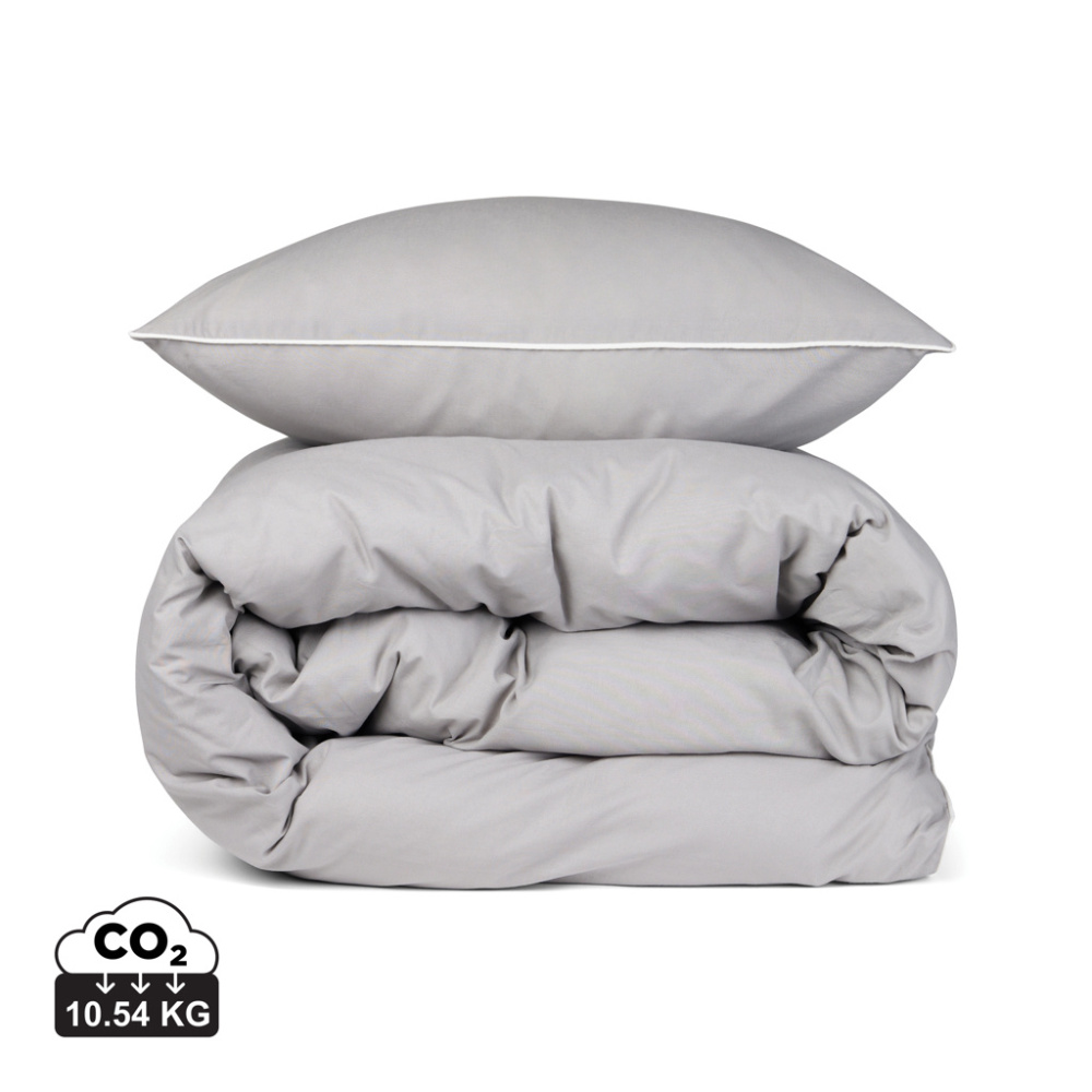 Logo trade promotional gifts picture of: VINGA Marston OCS organic cotton bed linen, 4 pcs set